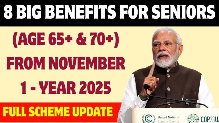 2025 Senior Scheme Update: 8 Major Benefits for Citizens Aged 65+ and 70+ With New Support, Better Coverage & Added Security